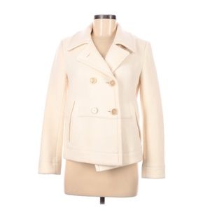 Chloe | Double Breasted Wool Pea Coat Sz Sm
